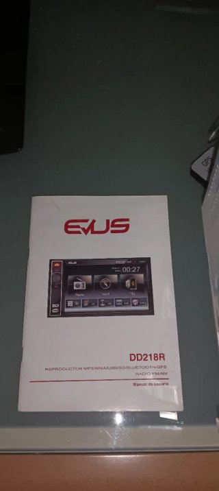 Radio Car Audio 2 Din EVUS DD218R