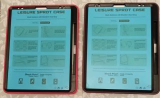 Funda para tablet grande, futsia y morada