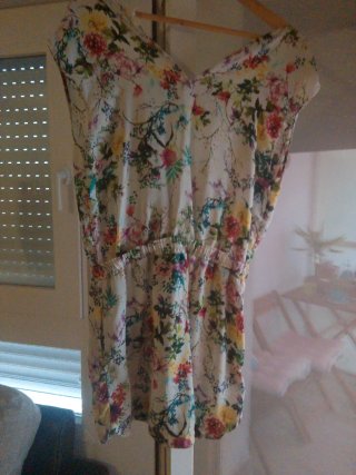 Mono corto verano floral