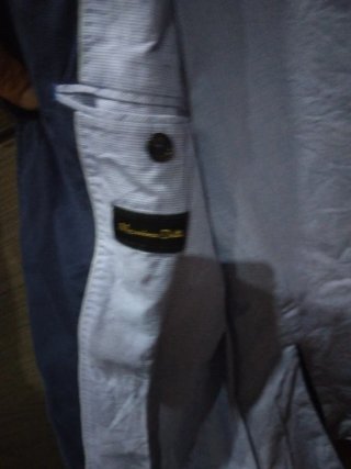Chaqueta de vestir azul marino MassimoDutty TallaM