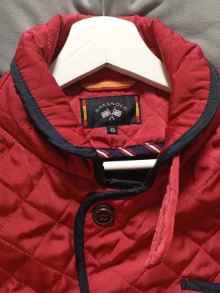 Chaqueta Spagnolo Acolchada Hombre Roja