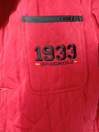 Chaqueta Spagnolo Acolchada Hombre Roja