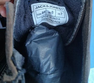 Botines Jack & Jones Antracita Talla 40