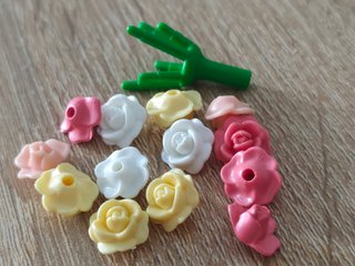 PLAYMOBIL X15 FIORI ROSA RAMO GIARDINO BETHLEHEM