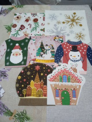 Navidad Servilletas de papel para decoupage.Ver pr