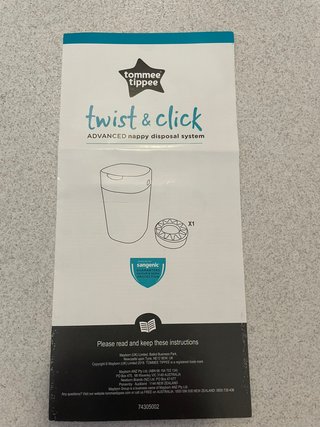 Contenedor Pañales Tommee Tippee Sangenic Twist