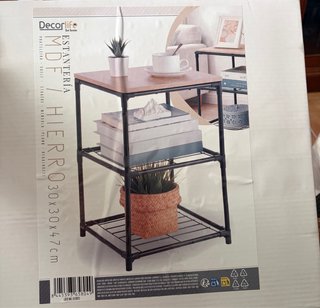 Scaffale Decorlife in Legno e Ferro