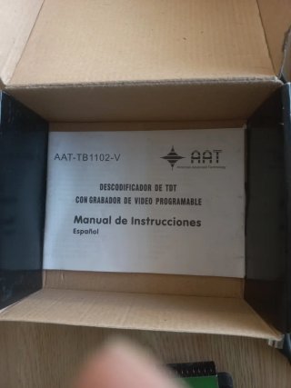 Descodificador TDT AAT-TB1102-V con Grabador