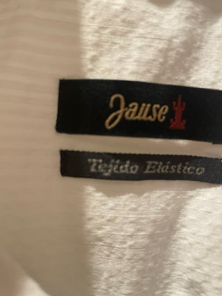 Camisa Jause Blanca Manga Larga Talla 41