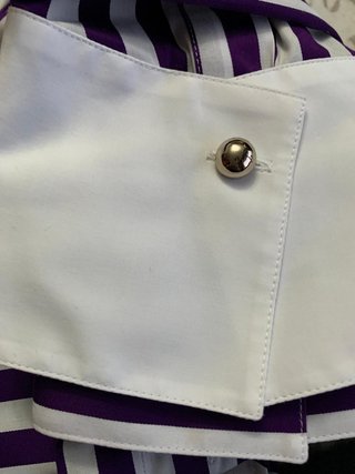 Camisa Carolina Herrera Morado y blanco