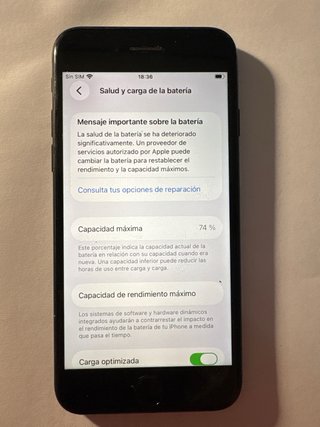 iPhone SE 2.ª Generación 128GB Negro con cargador