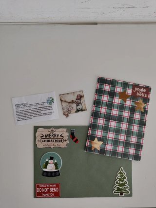 Set Biglietto Auguri Natalizio con chiudilettera