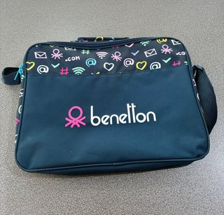 Mochila Benetton Portátil 13 Azul Multicolor