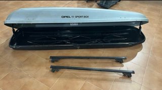 Baúl Portaequipajes Opel Sport Box y Barras