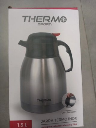 Termo Inox 1.5L con Pulsador