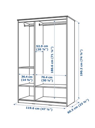 Armario Blanco IKEA Songesand