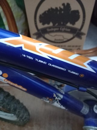 Bicicleta infantil azul 16