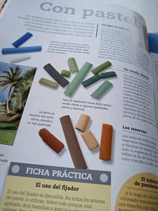 Paisaje  técnica y ejercicios. Oleo, acuarela etc.