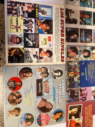 Raccolta di vinili di successo vari anni '70