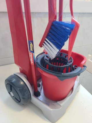 Theo Klein Vileda Carrito Limpieza Juguete