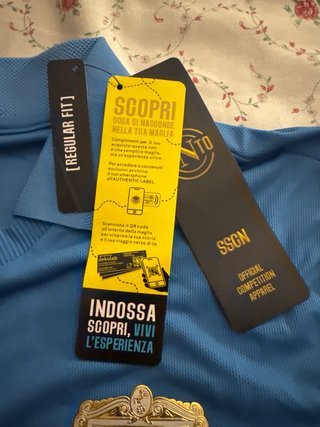 SSC Napoli Maglia Centenario EA7 MSC