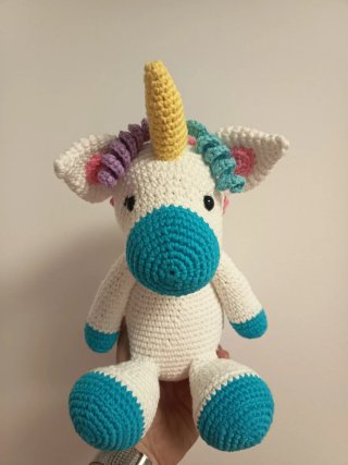 Muñeco Unicornio a Crochet