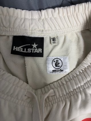 Pantaloni Hellstar bianchi con macchie