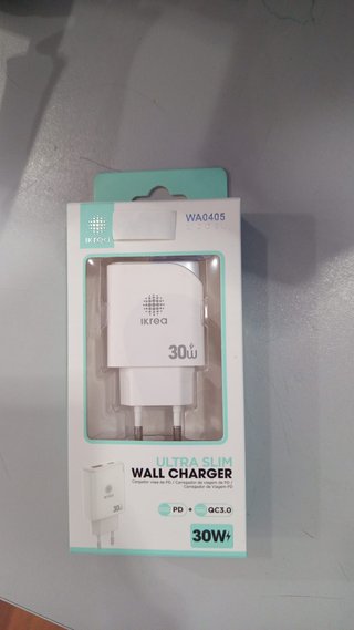 Cargador IKREA WA0405 PD QC3.0 30W USB-A USB-C