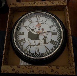 Reloj de Pared con Diseño de Chef