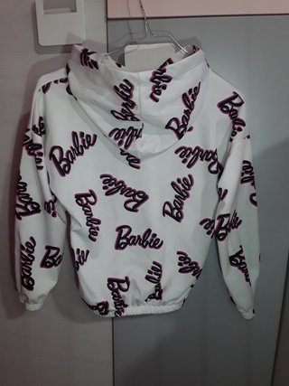 Chándal niña Barbie blanco y rosa