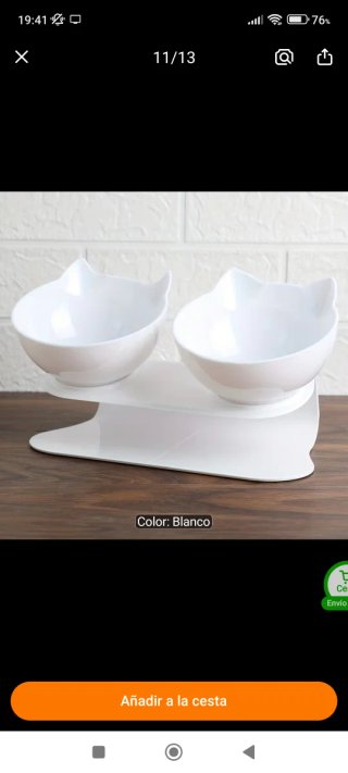 Comederos para mascotas blancos