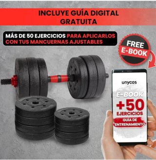 Juego de Mancuernas Ajustables Unycos