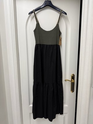 Vestido largo algodón y licra sin estrenar