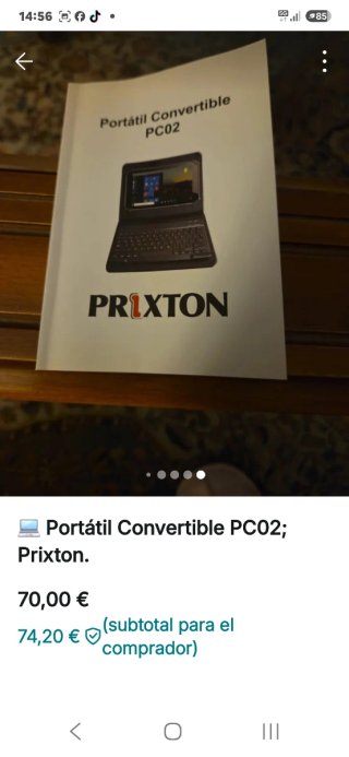Portátil convertible Prixton