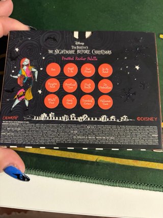 Paleta de sombras pesadilla antes de navidad