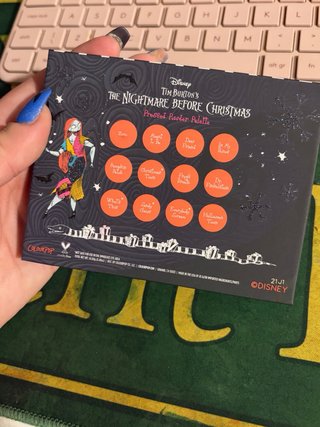 Paleta de sombras pesadilla antes de navidad