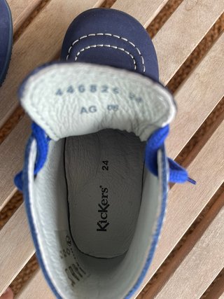 Zapatos infantiles Kickers azules