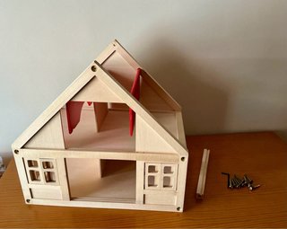 Casa Muñecas en Madera con Accesorios y personajes