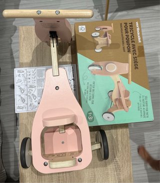 Triciclo de madera Vertbaudet