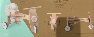 Triciclo de madera Vertbaudet