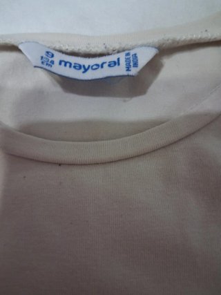 Conjunto falda y camiseta niña .Mayoral