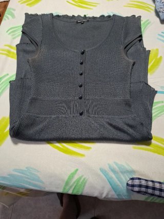Vestido Gris Pedro del Hierro Talla M