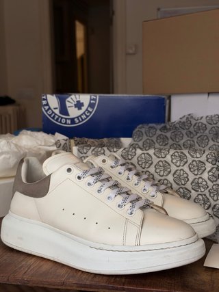 Alexander McQueen Sneakers Gris/Blanco