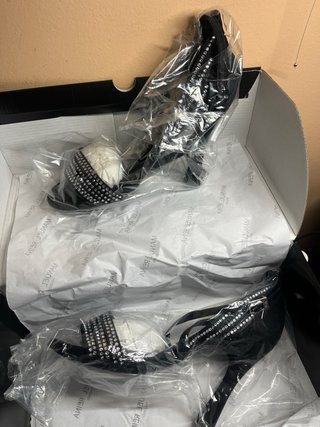 Zapatos de baile Manuel Reina negros con pedrería