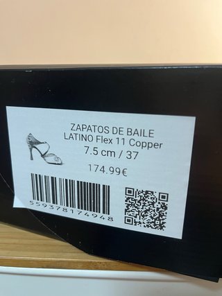Zapatos de baile Manuel Reina negros con pedrería