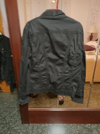 Cazadora Negra Mango Talla XL