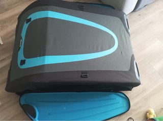 Cofre Techo 340L Plegable + 2 Barras Cruz