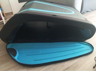 Cofre Techo 340L Plegable + 2 Barras Cruz