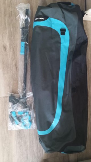 Cofre Techo 340L Plegable + 2 Barras Cruz