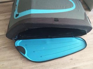 Cofre Techo 340L Plegable + 2 Barras Cruz
